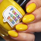 The Precious Sun Nail Polish - rich buttery yellow creme - Fanchromatic Nails