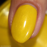 The Precious Sun Nail Polish - rich buttery yellow creme - Fanchromatic Nails