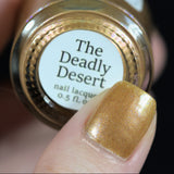 The Deadly Desert: sandy tan with a secret shimmer - Fanchromatic Nails