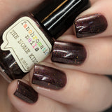 The Nome King Nail Polish - red/black duochrome creme - Fanchromatic Nails