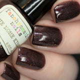 The Nome King Nail Polish - red/black duochrome creme - Fanchromatic Nails