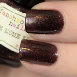 The Nome King Nail Polish - red/black duochrome creme - Fanchromatic Nails