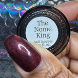 The Nome King Nail Polish - red/black duochrome creme - Fanchromatic Nails