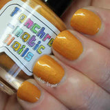 Lasso of Truth Nail Polish - goldenrod yellow shimmer - Fanchromatic Nails