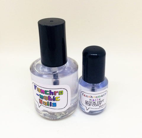 Quick Dry Top Coat Nail Polish - for a speedy manicure - Fanchromatic Nails