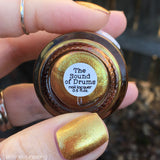 The Sound of Drums Nail Polish - metallic chromatic gold - Fanchromatic Nails
