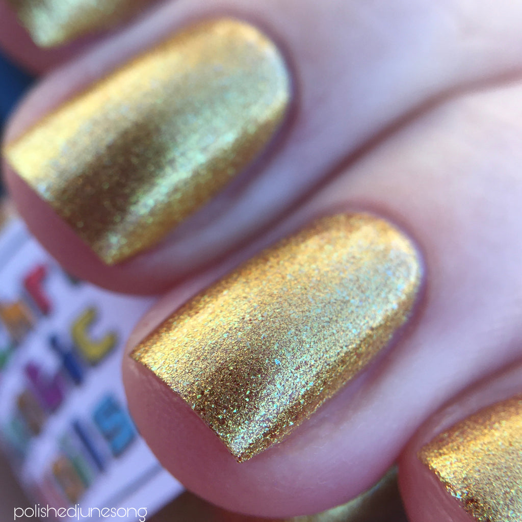Nail Polish Colors for Dark Skin Tones | Gold glitter nails, Golden nails, Gold  nail polish
