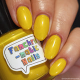 The Precious Sun Nail Polish - rich buttery yellow creme - Fanchromatic Nails
